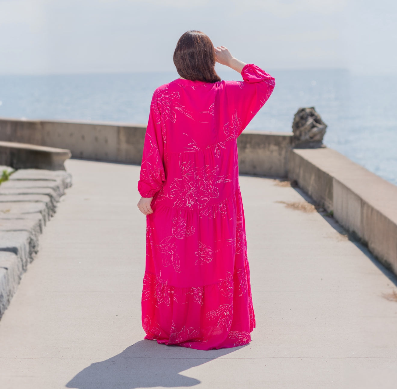 Fuchsia Glow Dress