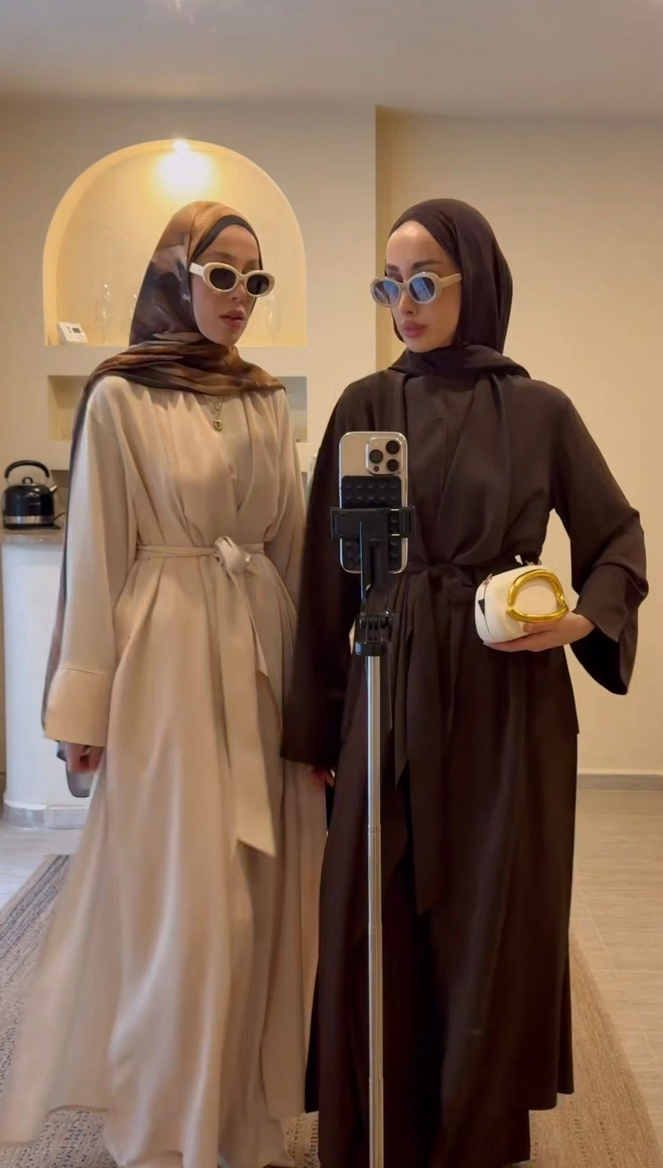 3Pcs Luxe Abaya Set