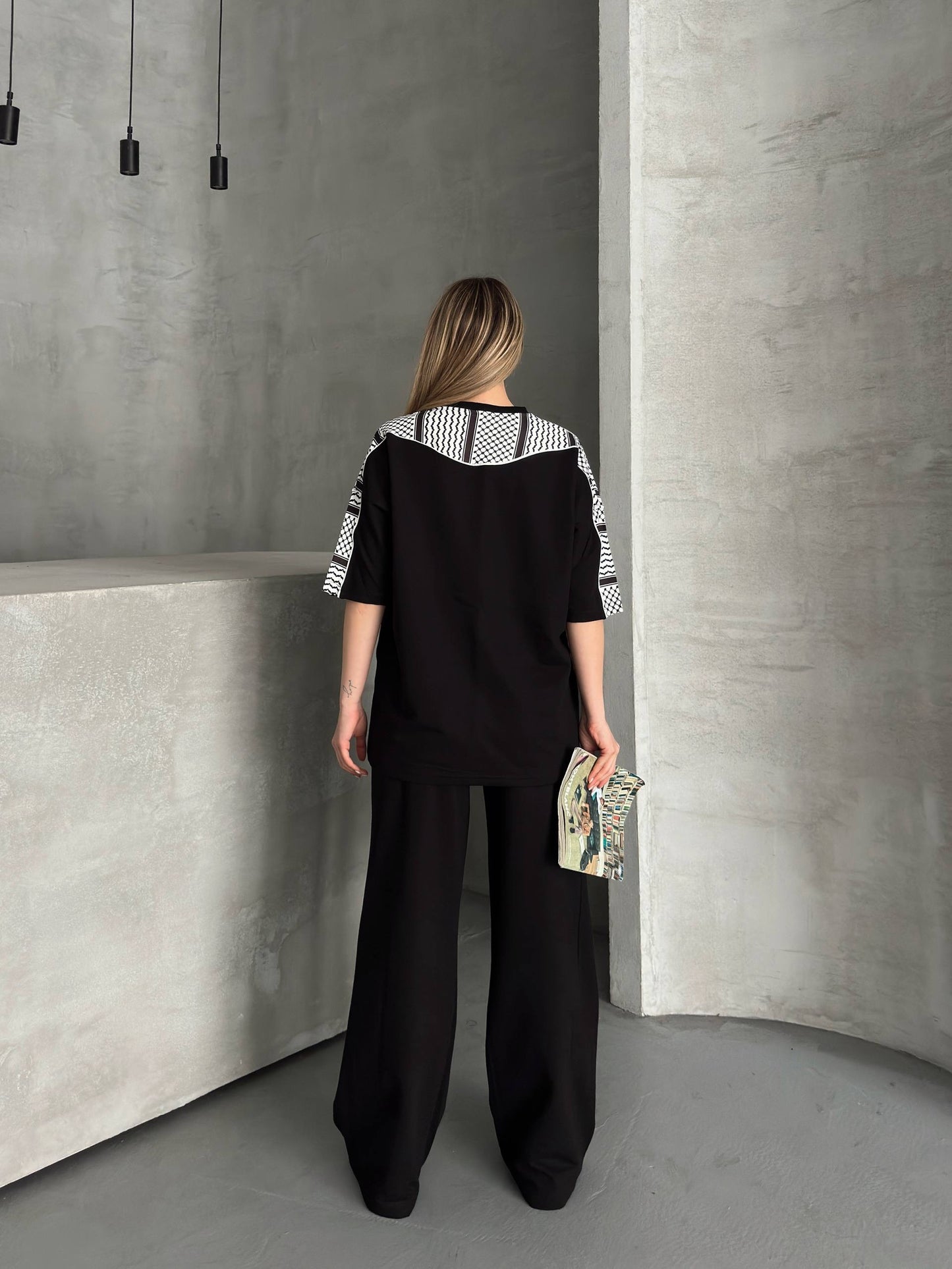 Short Sleeve Kuffeyeh Set