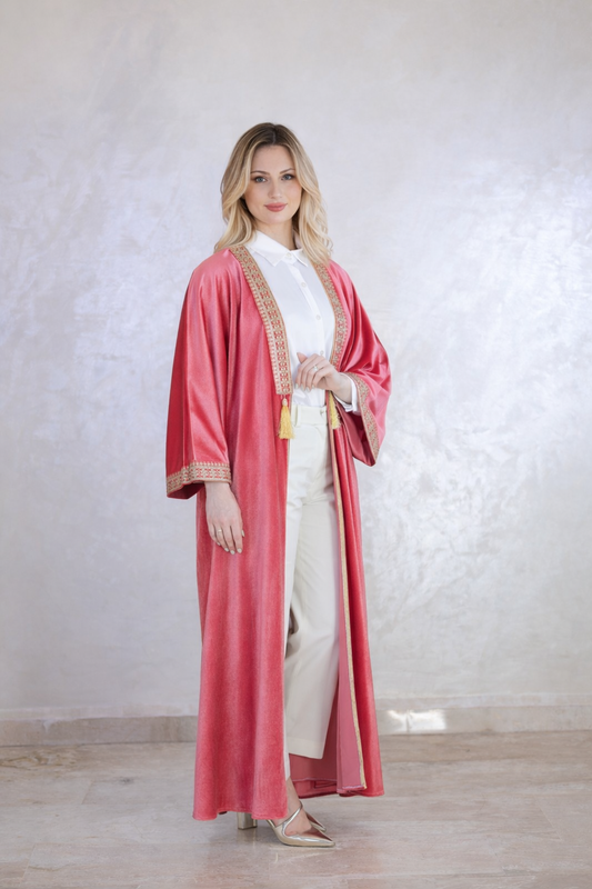 Velvet Ruby Bisht - بشت روبي