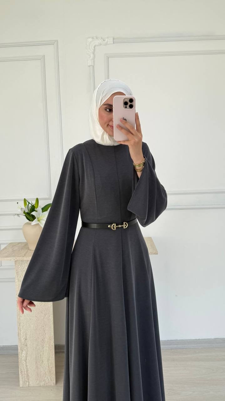 Belted African Luxe Dress