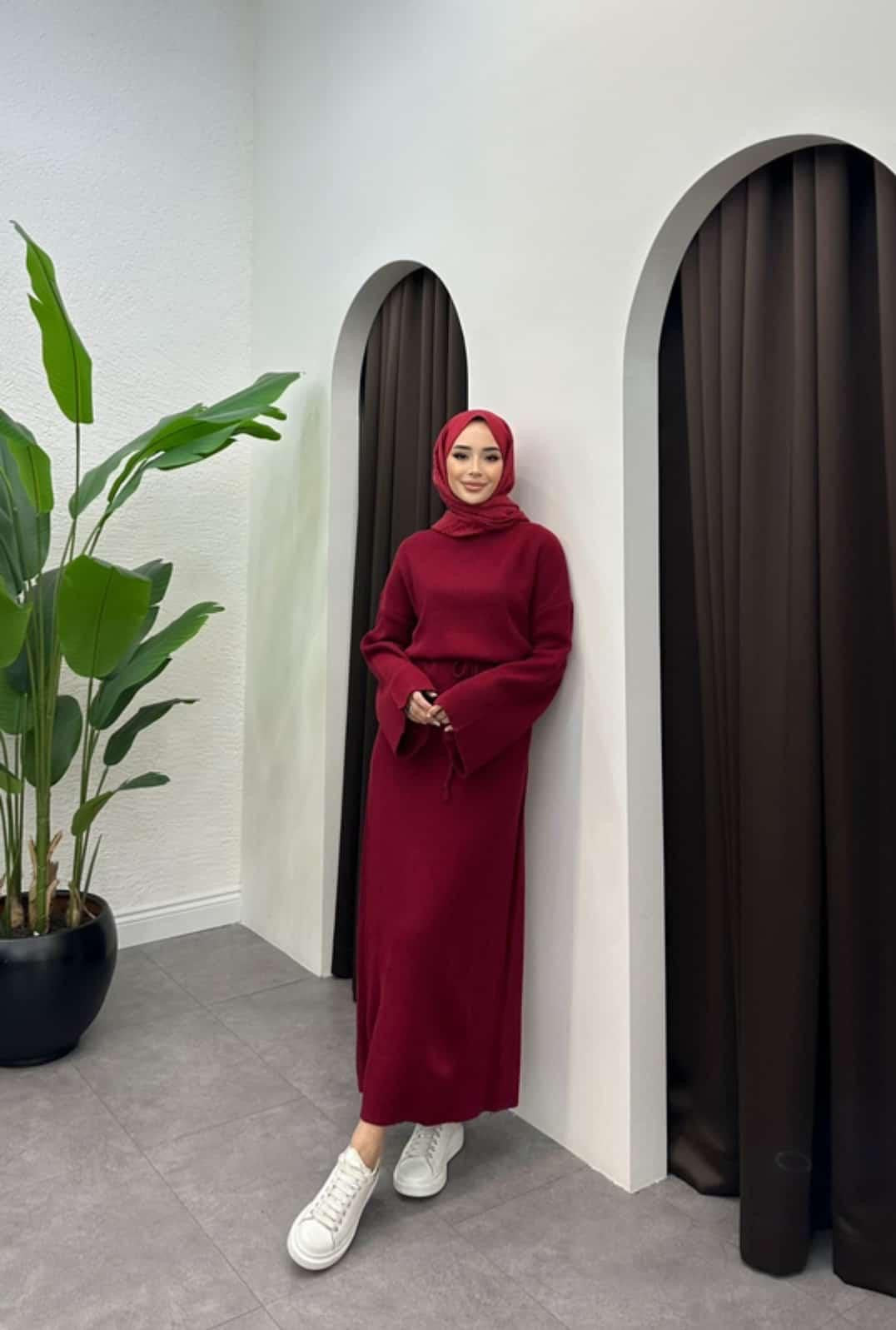 Soft Knit Marron Dress