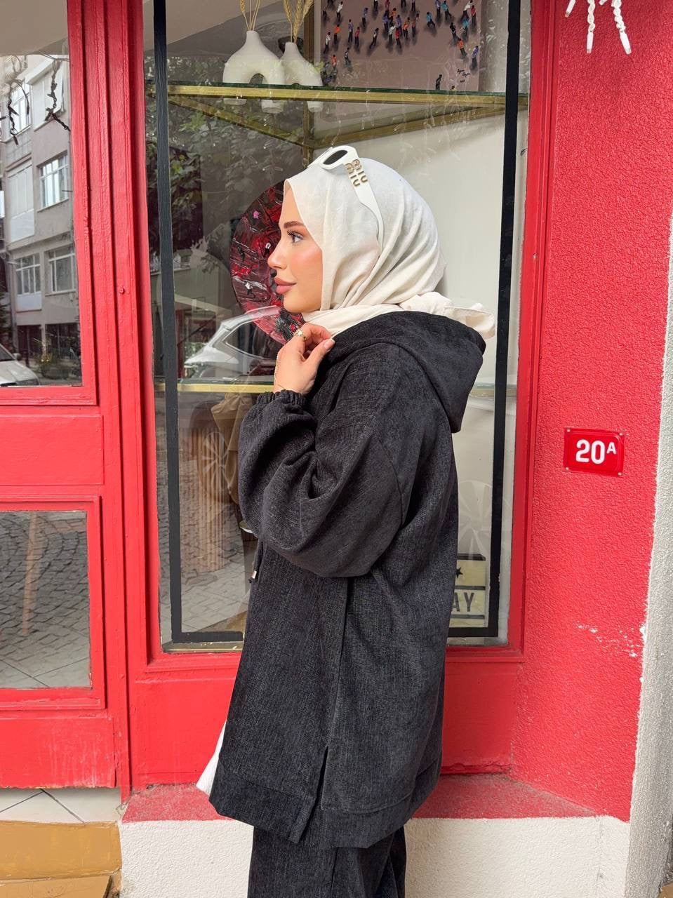 Luxe Corduroy Hooded Set