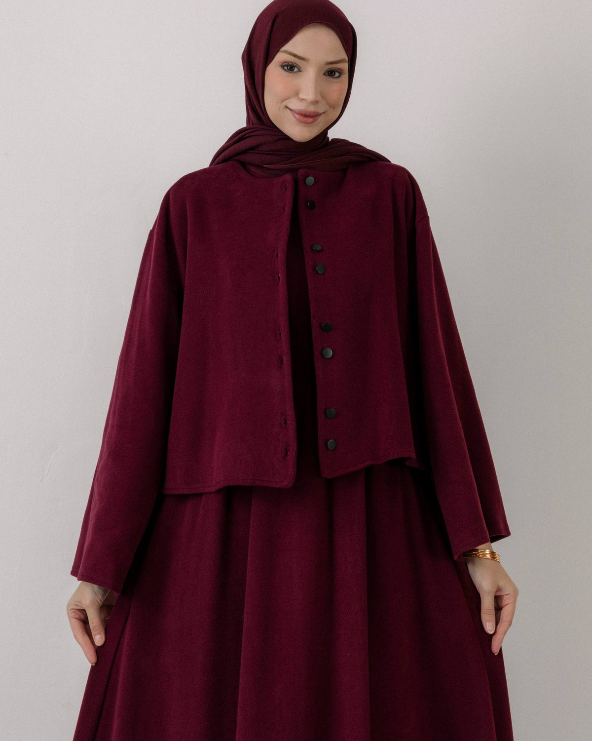 Luxury Corduroy Dress & Jacket Set