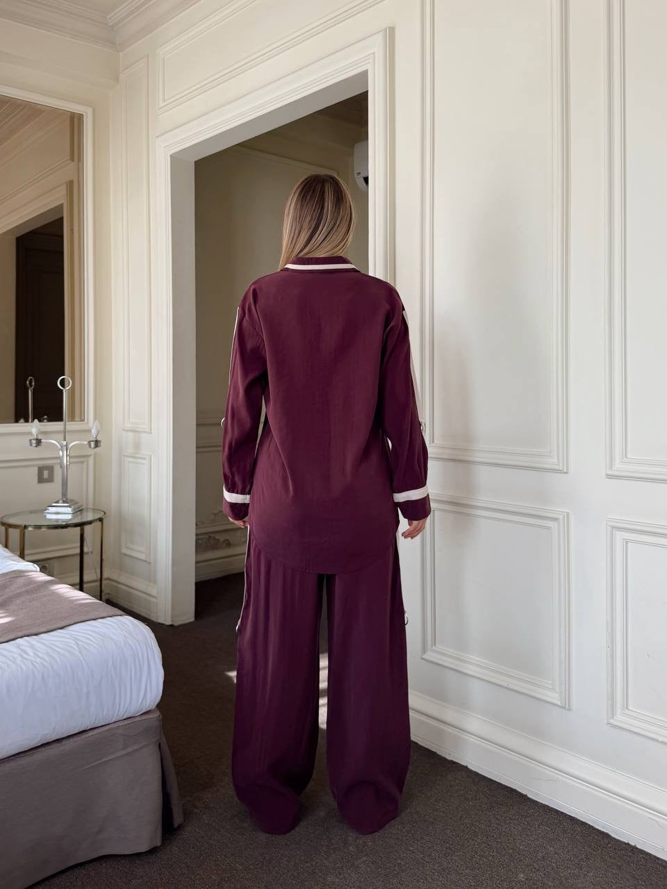 Signature Stripe Two-Piece Tencel Set