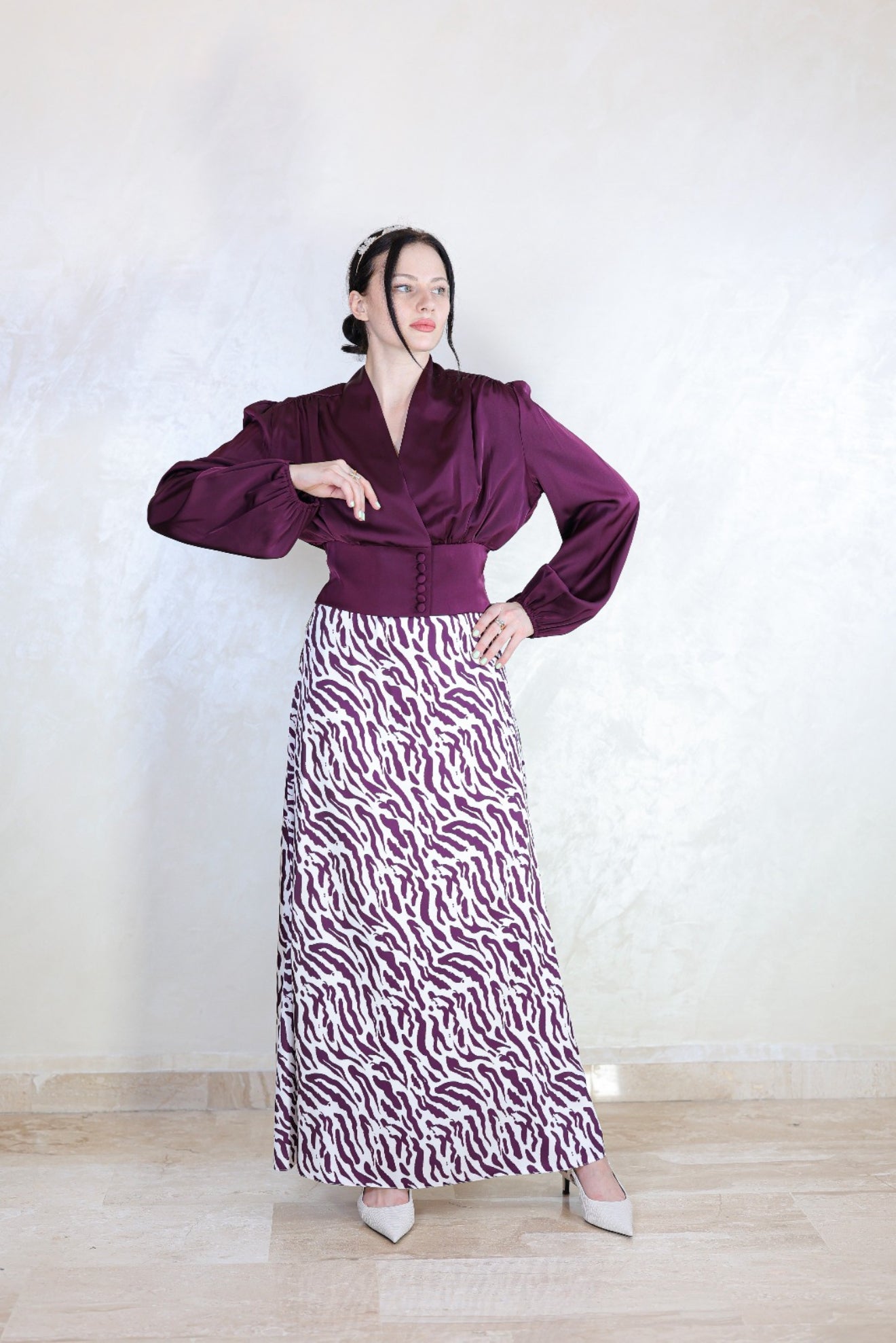 Padded Zebra Skirt (4COLOURS)