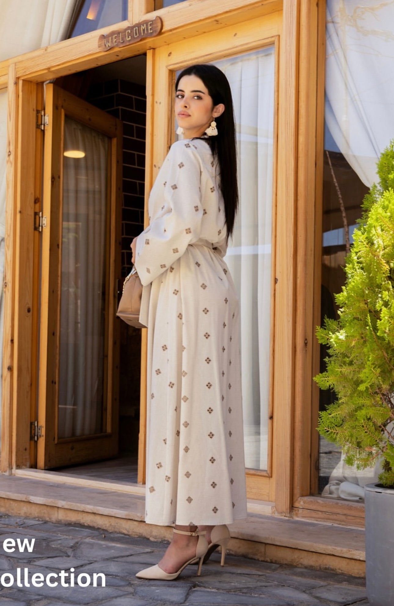 Minimal Embroidered Maxi Dress (4 Colours)