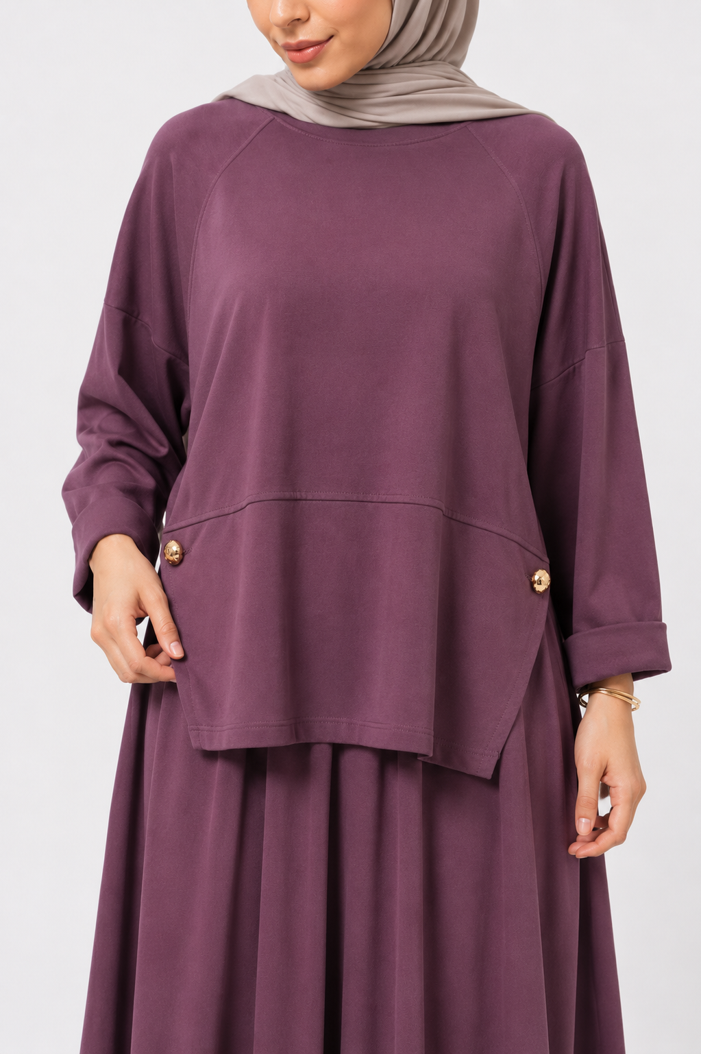 Luxe African Fabric Skirt Modest Set