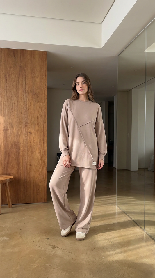 Minimal Stripe Oysho Set