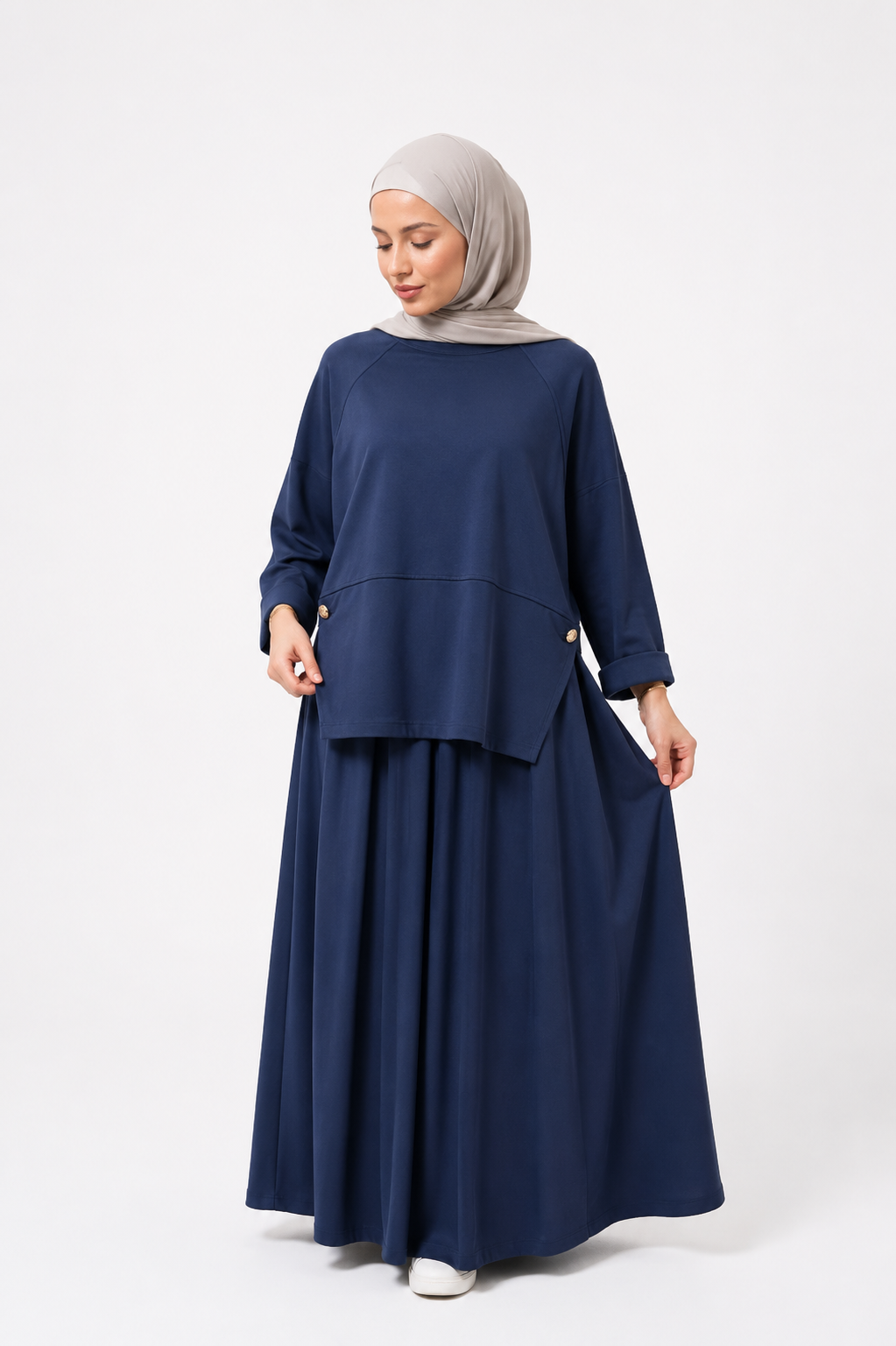 Luxe African Fabric Skirt Modest Set