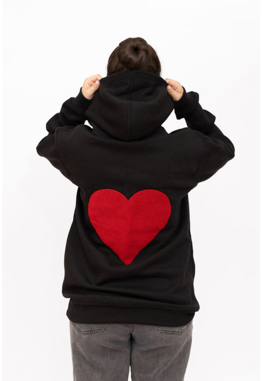 Red Heart Hoodie By FARAH ♥️