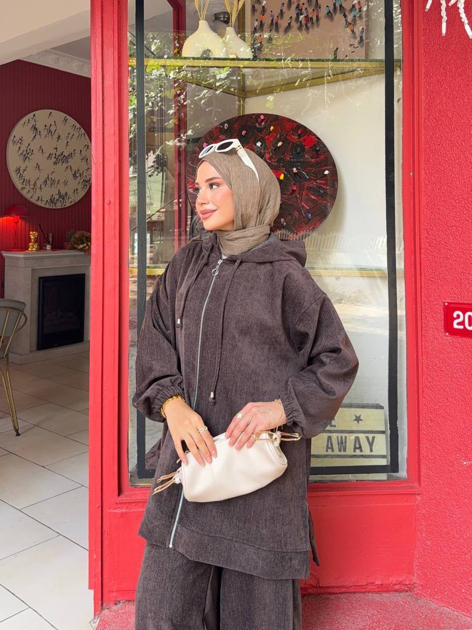 Luxe Corduroy Hooded Set
