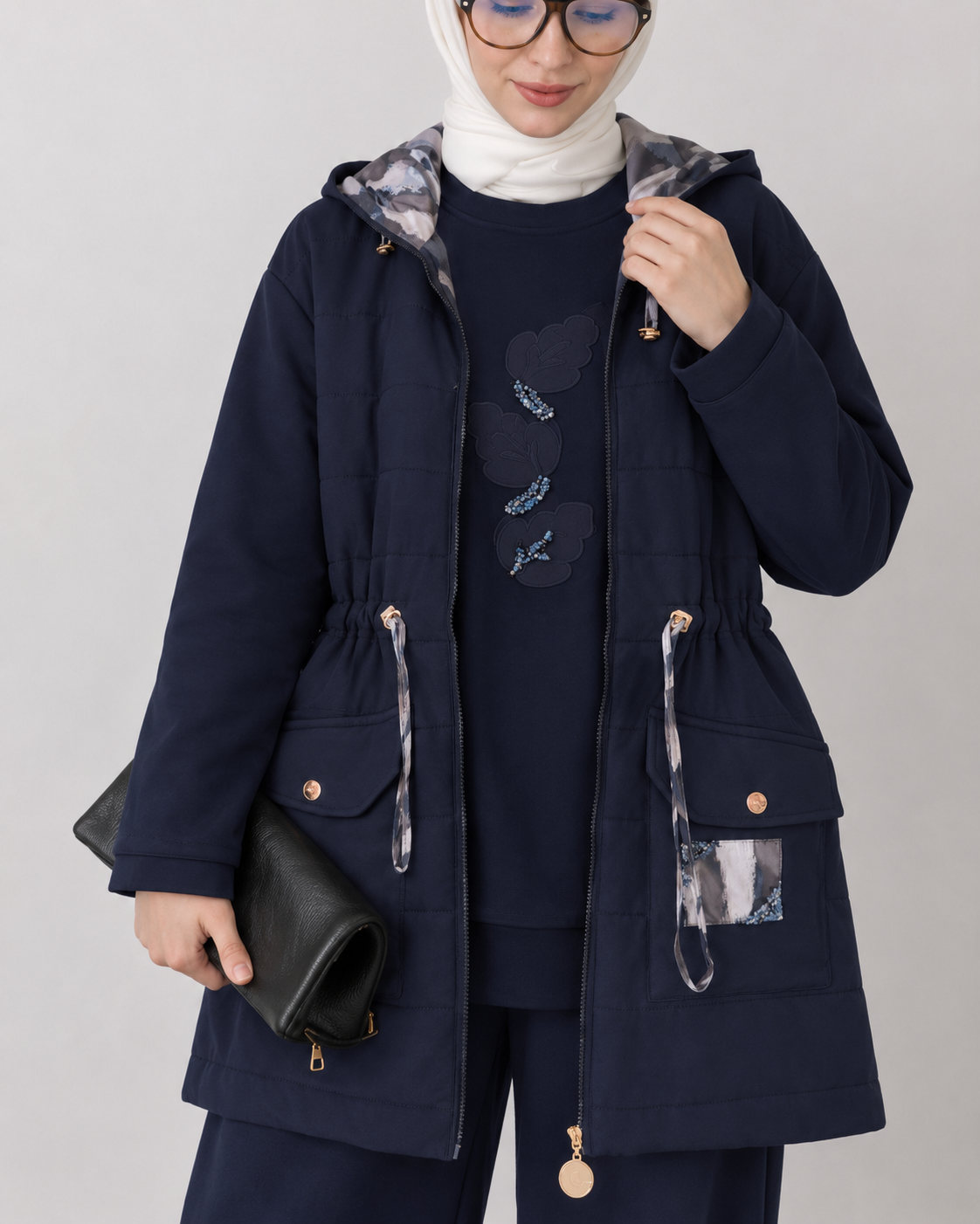 3-Piece Layered Parka Set