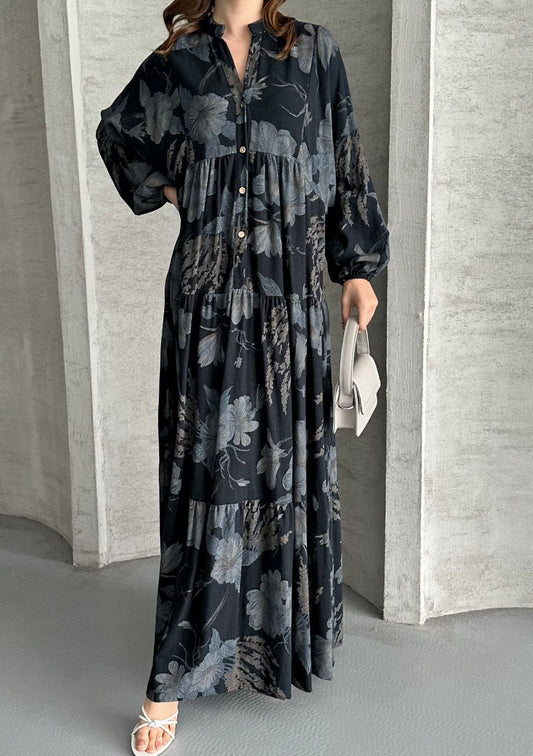 Printed Moonlight Kitten Dress