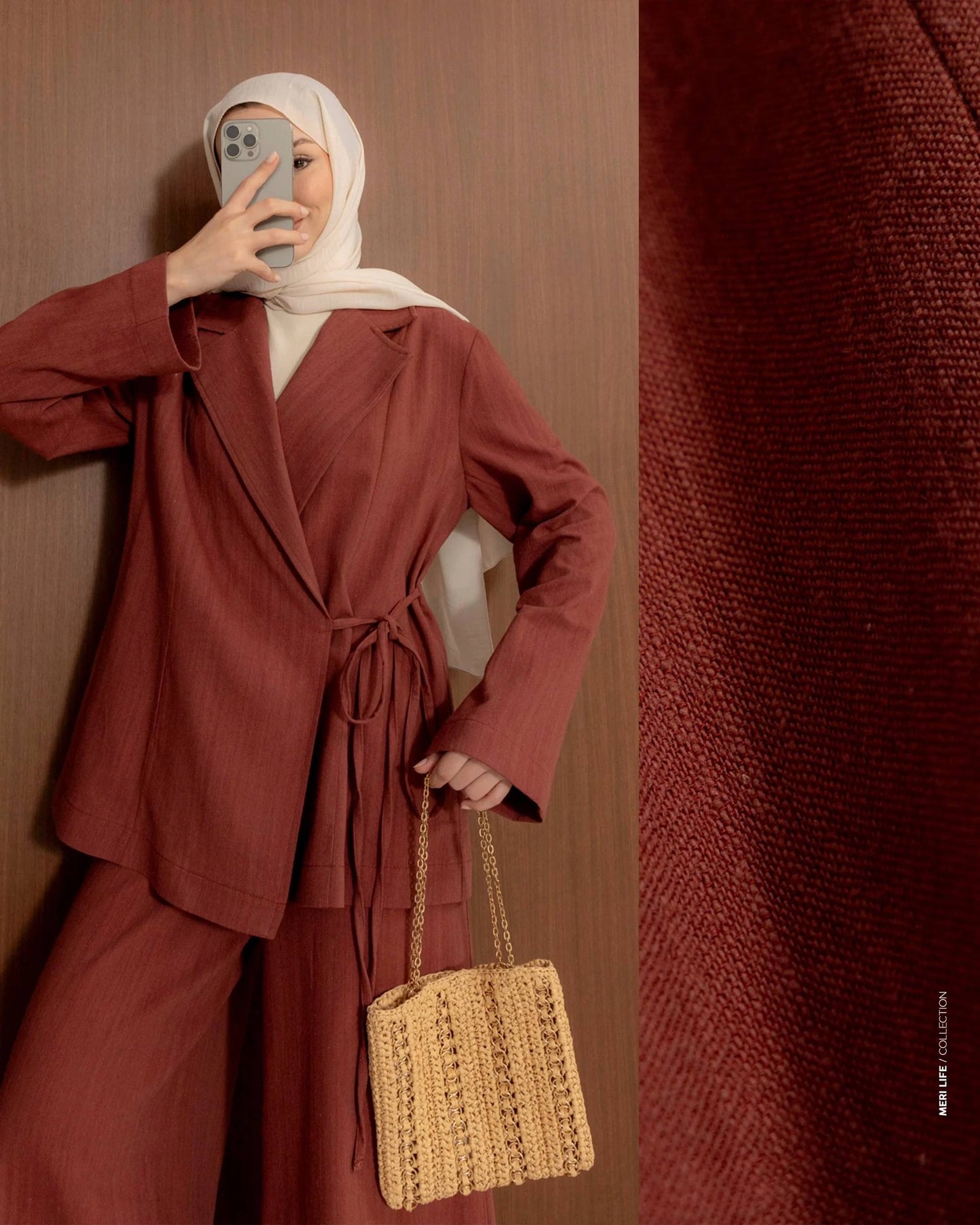 The Tie Detail Suit Set