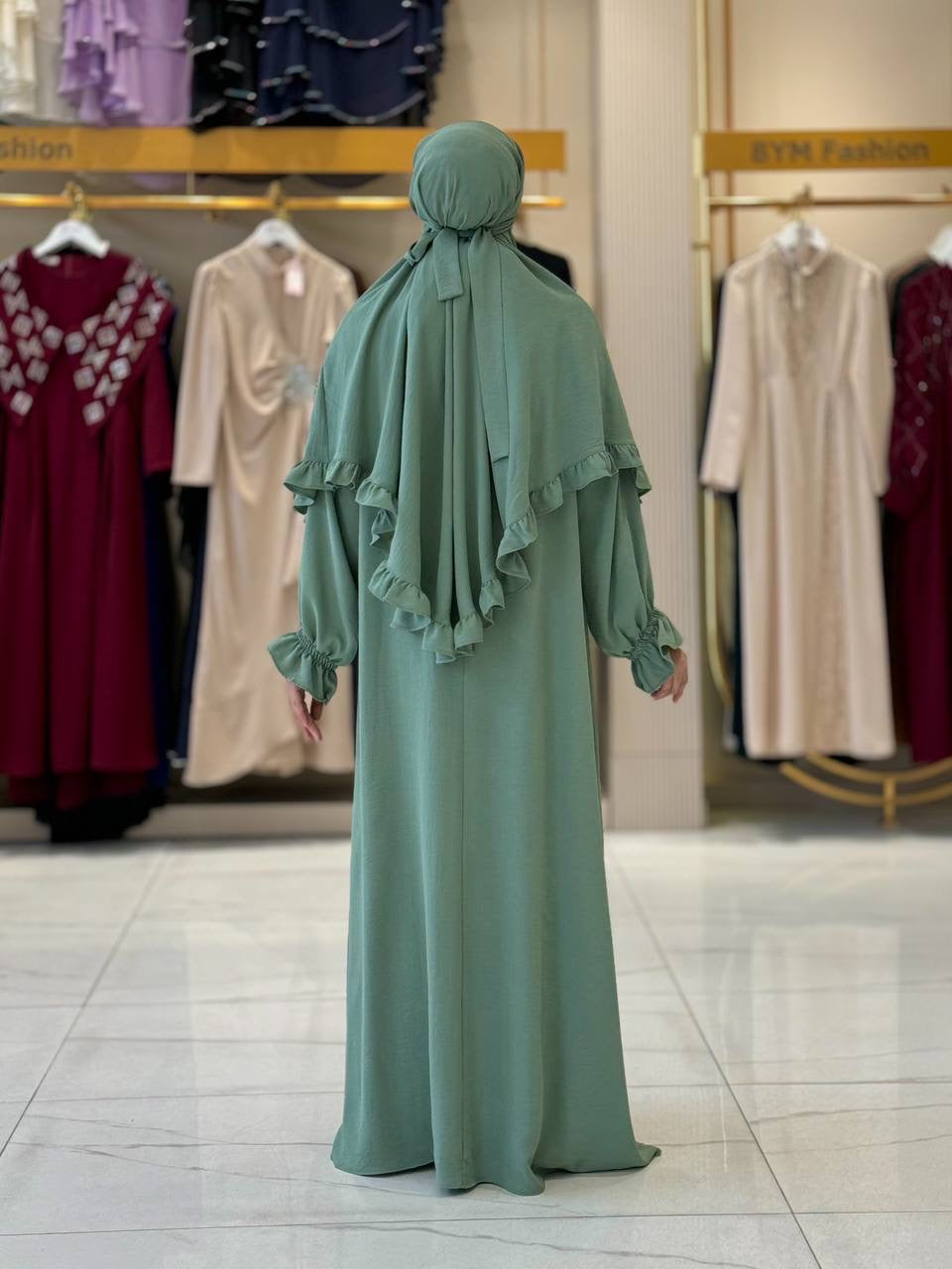 Elegant Two-Piece Dress - khimar