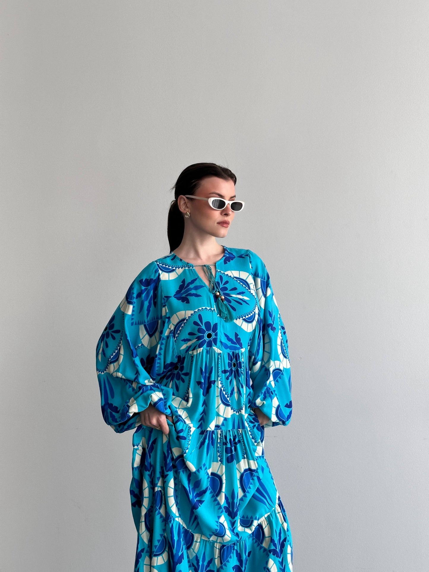 Blue Oasis Maxi Dress