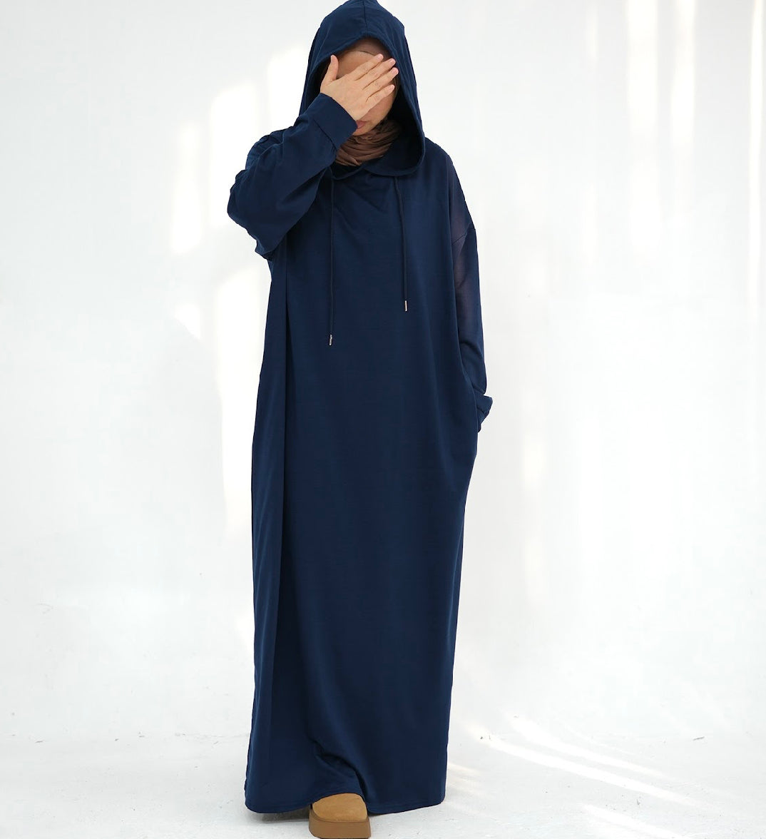 Heavy Cotton Hoodie Dress By Farah