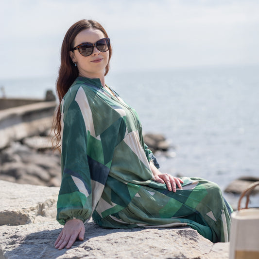 Green Horizon Dress