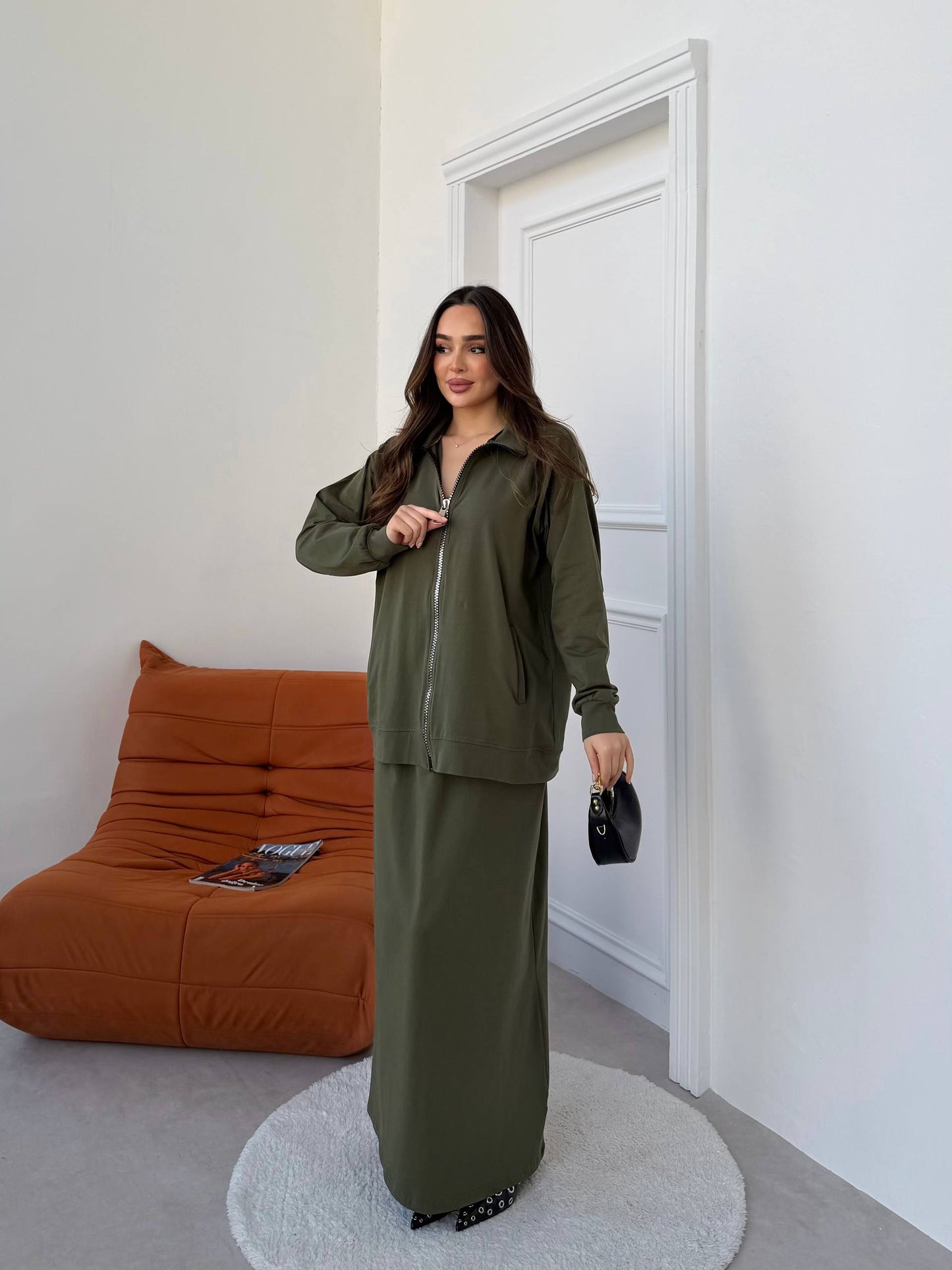 Elegant Summer Skirt Set