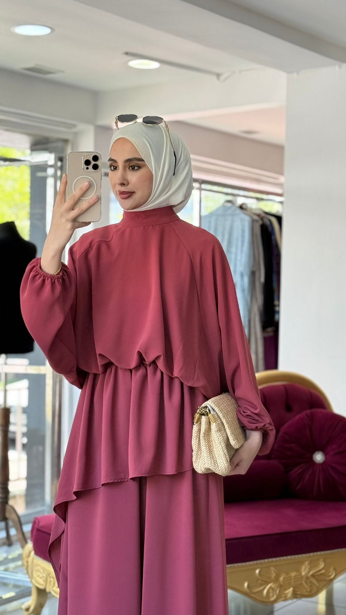 Serena Bow Elegant Bagi Pants Set