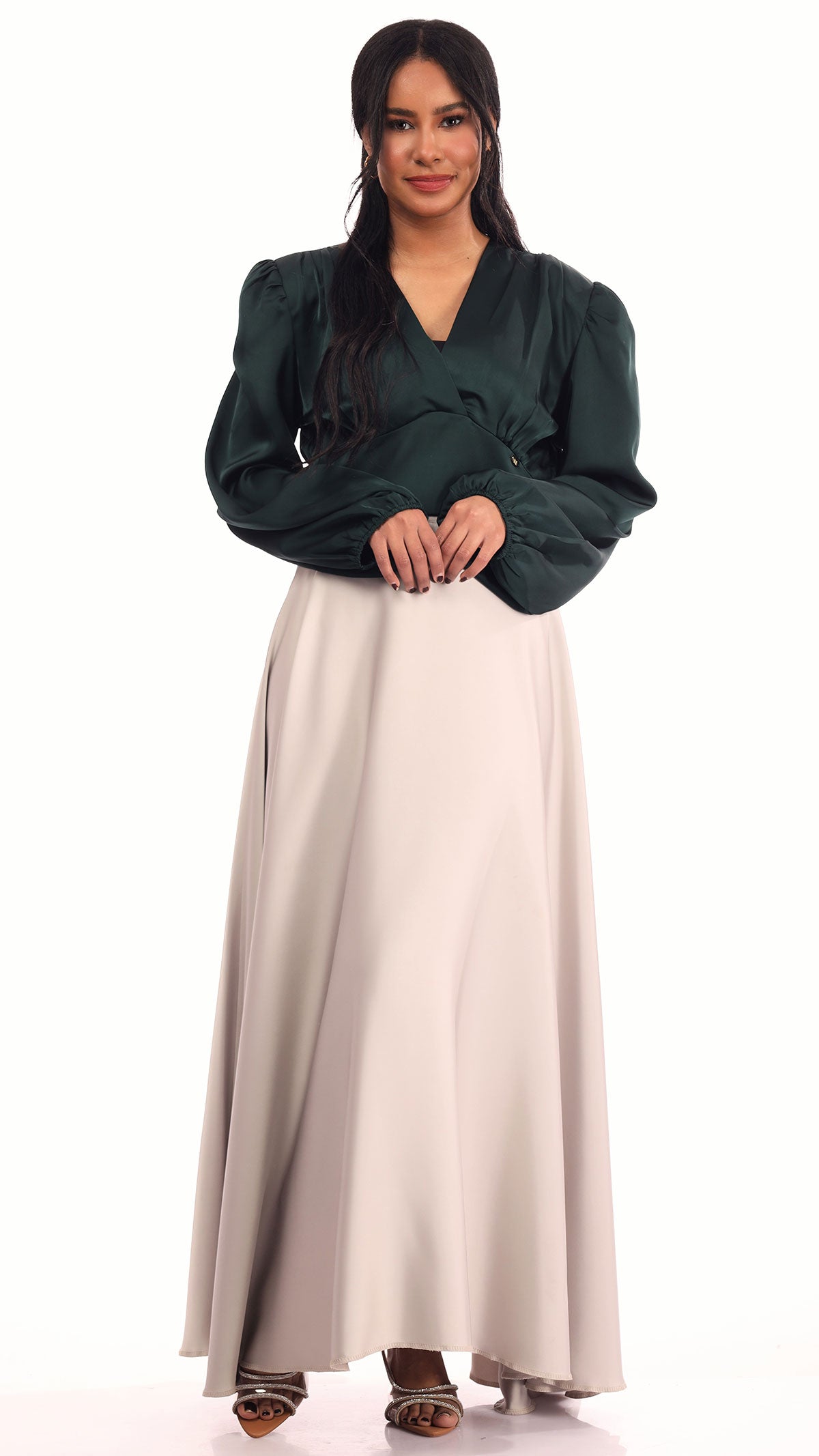 SATIN SKIRT / PADDED - (6 COLOURS)
