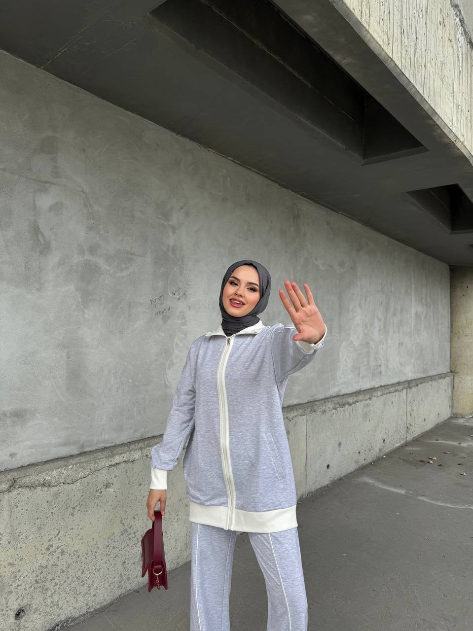 Classic Zip-Up Cotton Set