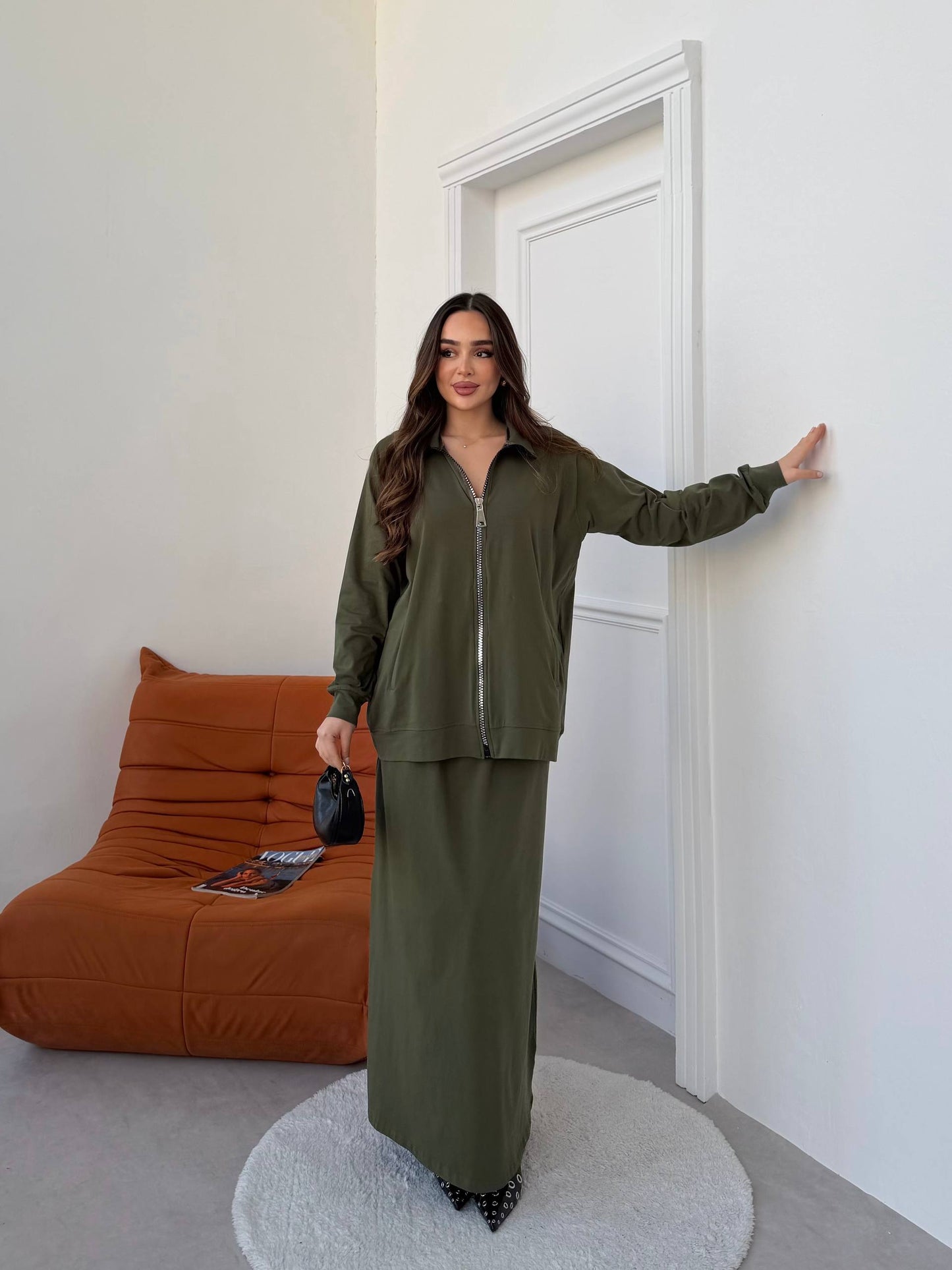 Elegant Summer Skirt Set