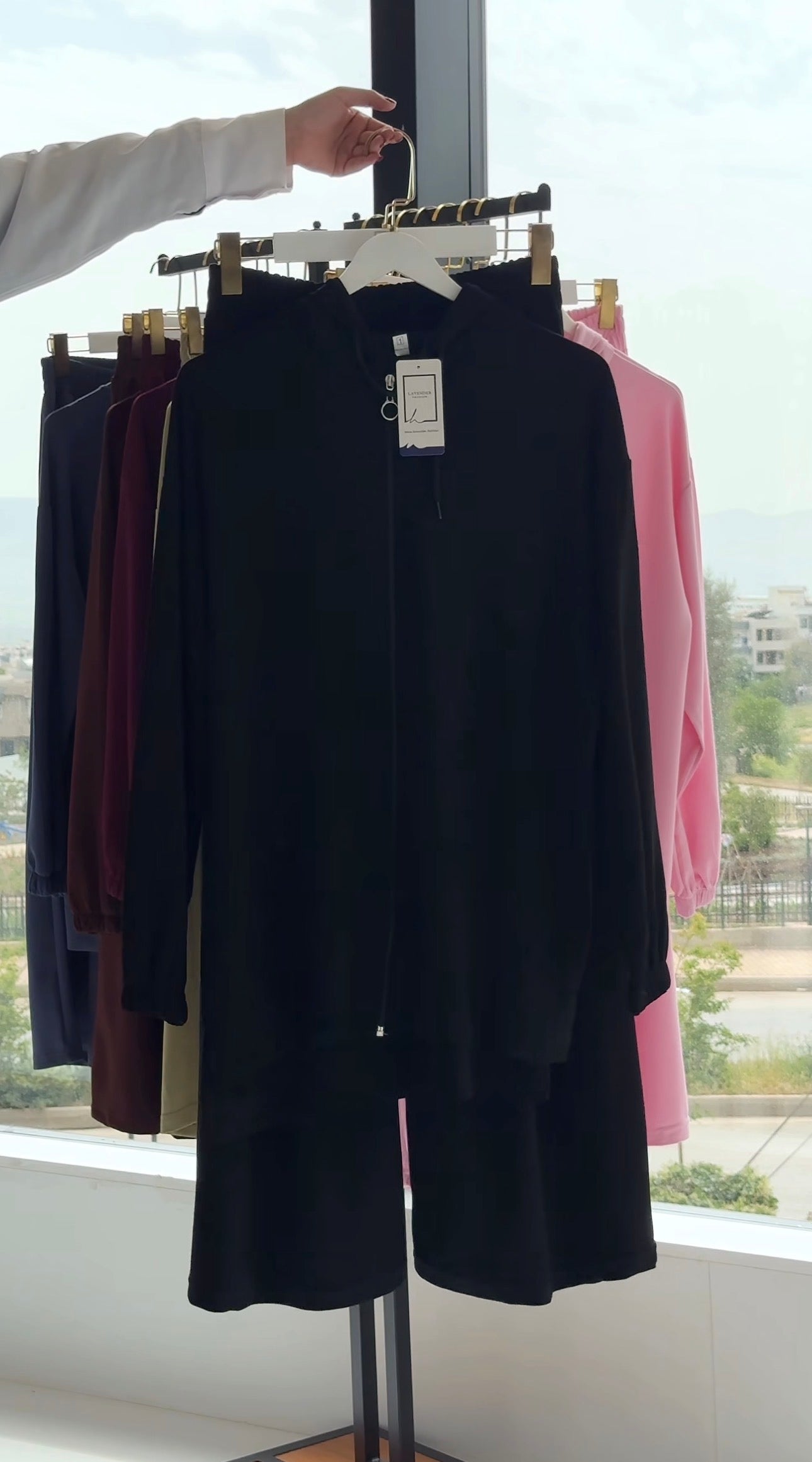 Bagi Style Oysho Zip-Up 2pc Set