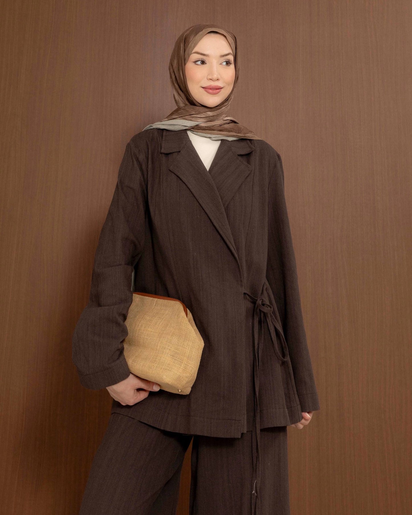 The Tie Detail Suit Set