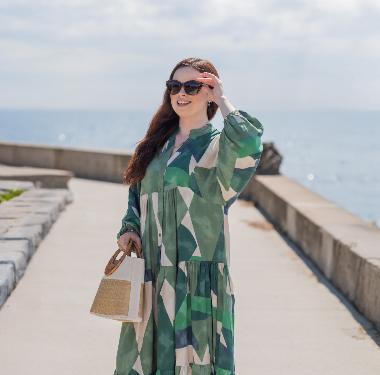Green Horizon Dress