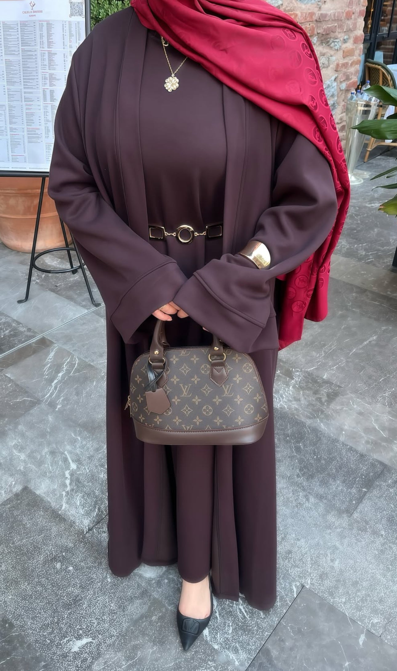 Luxury Two-Piece Abaya Outfit (4 COLOURS) (Restock)