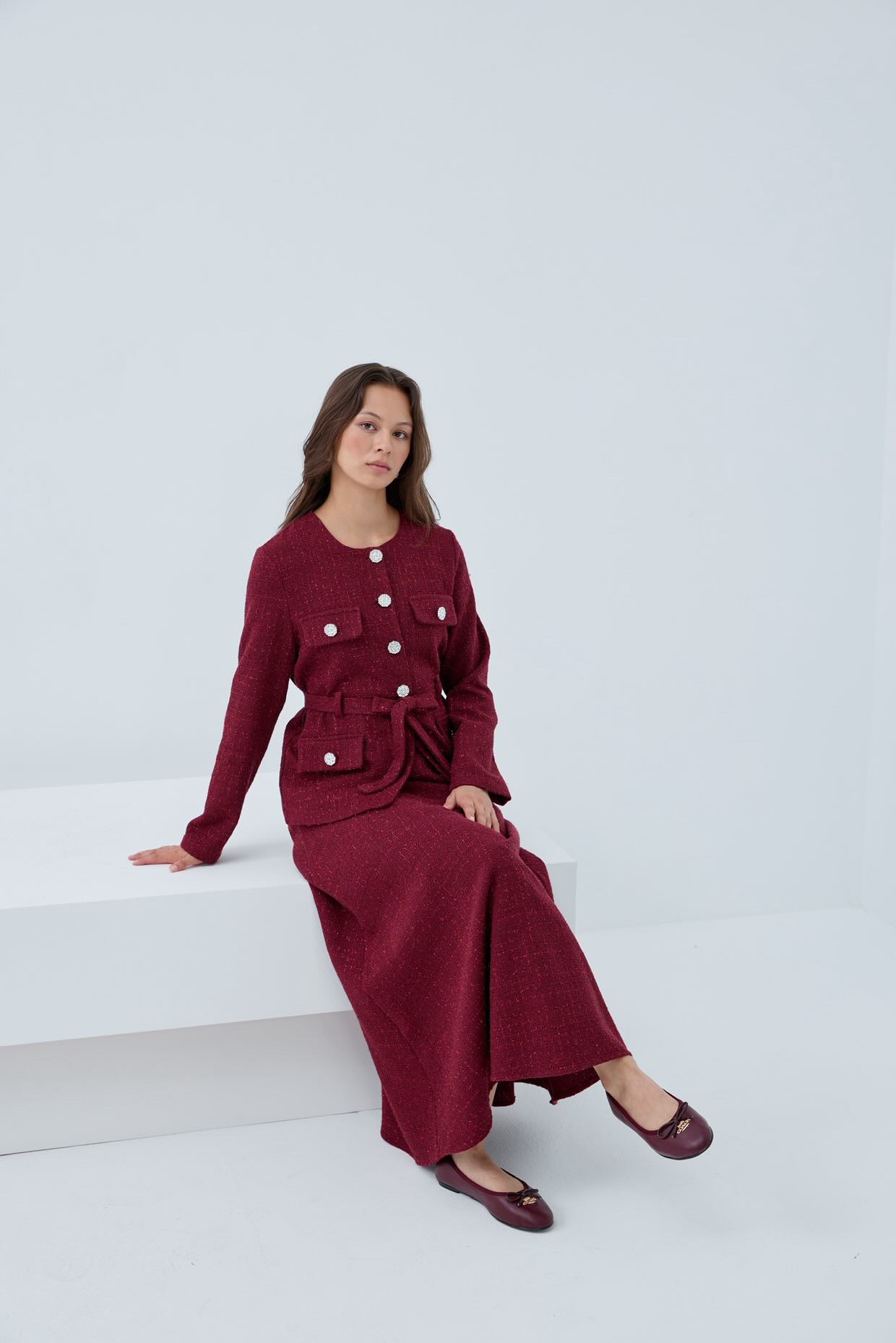 CHA-NEL LUXURY SKIRT SET (3 COLOURS)