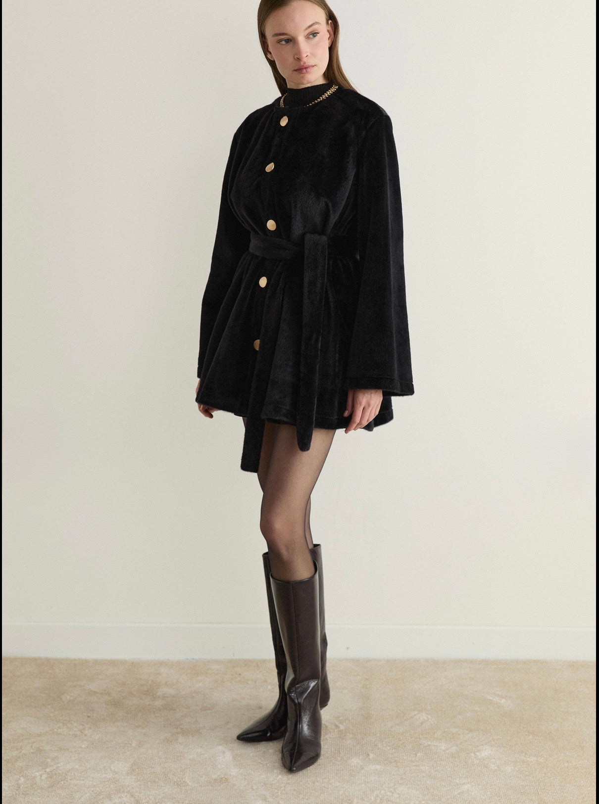 Luxe Coat With Gold Edition In 3 Colours