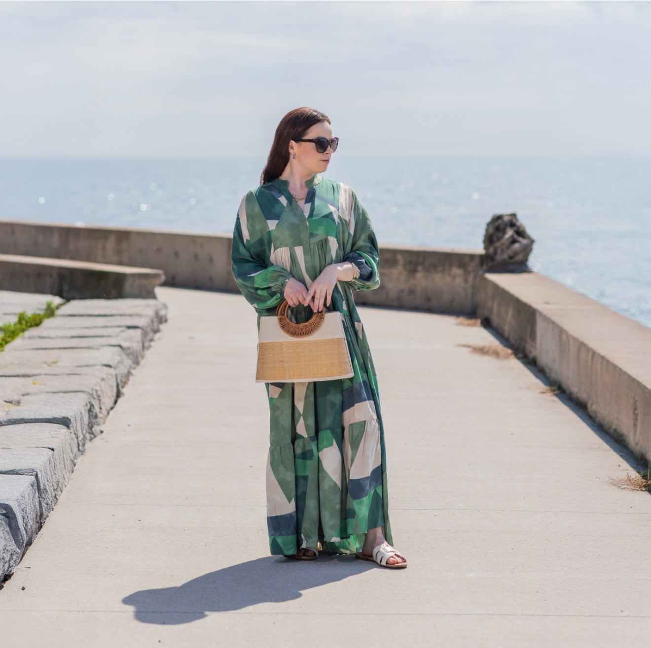 Green Horizon Dress