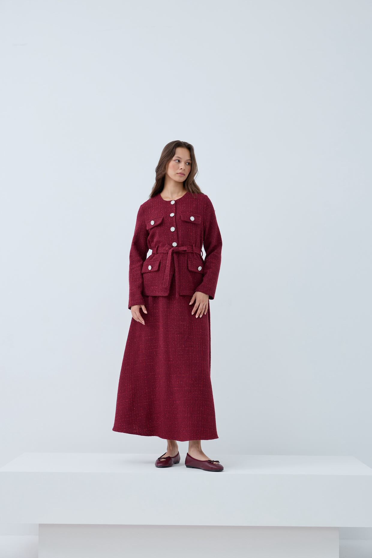 CHA-NEL LUXURY SKIRT SET (3 COLOURS)