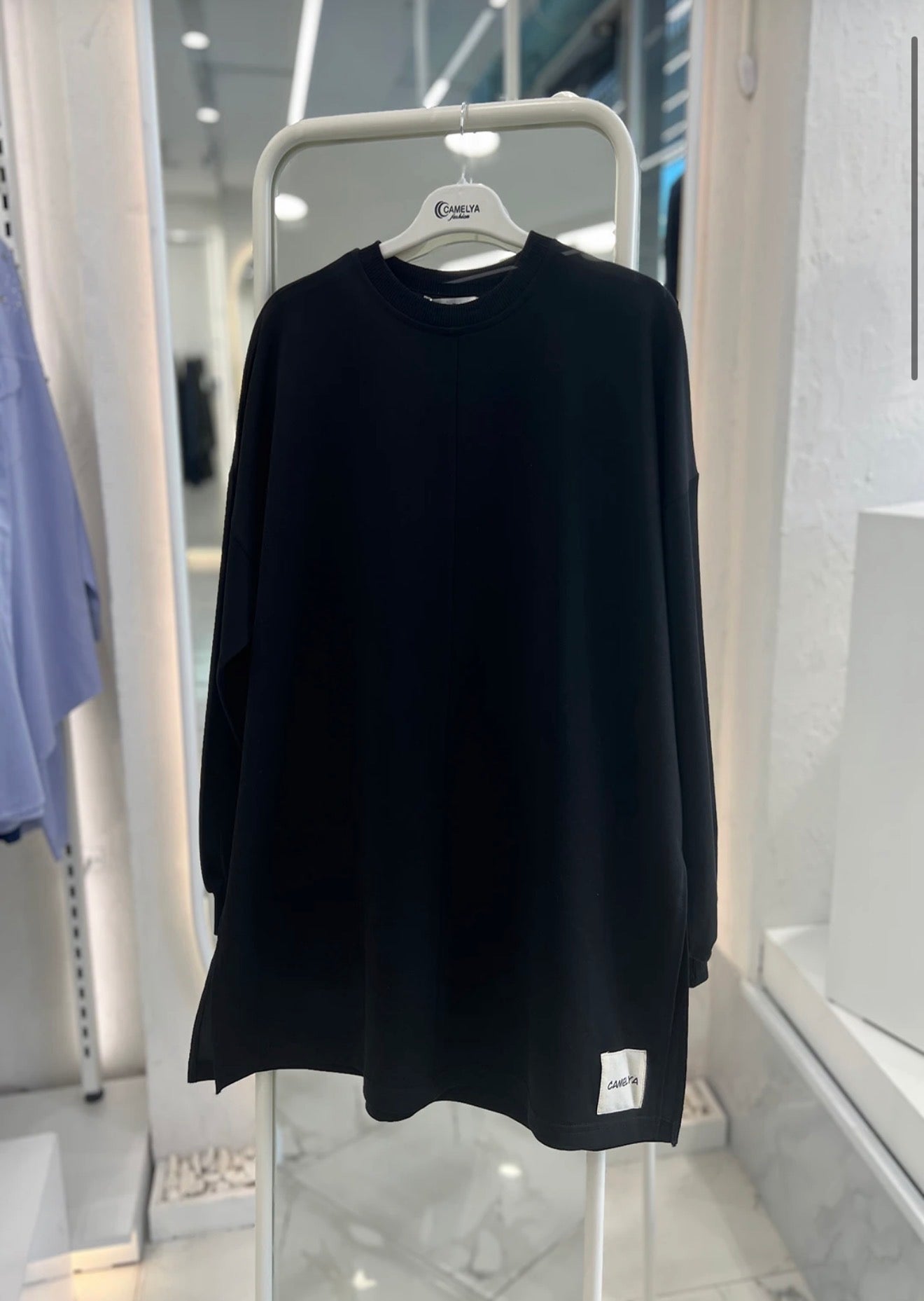 Belted Tunic Sweatshirt in 4 Colours