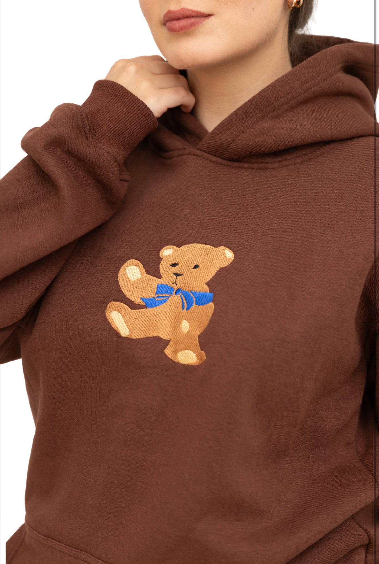 Bear Hoodie By FARAH(2 Colors)🧸🤎