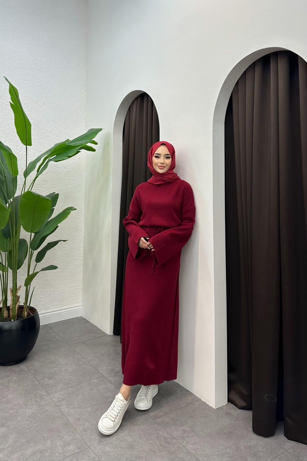 Soft Knit Marron Dress