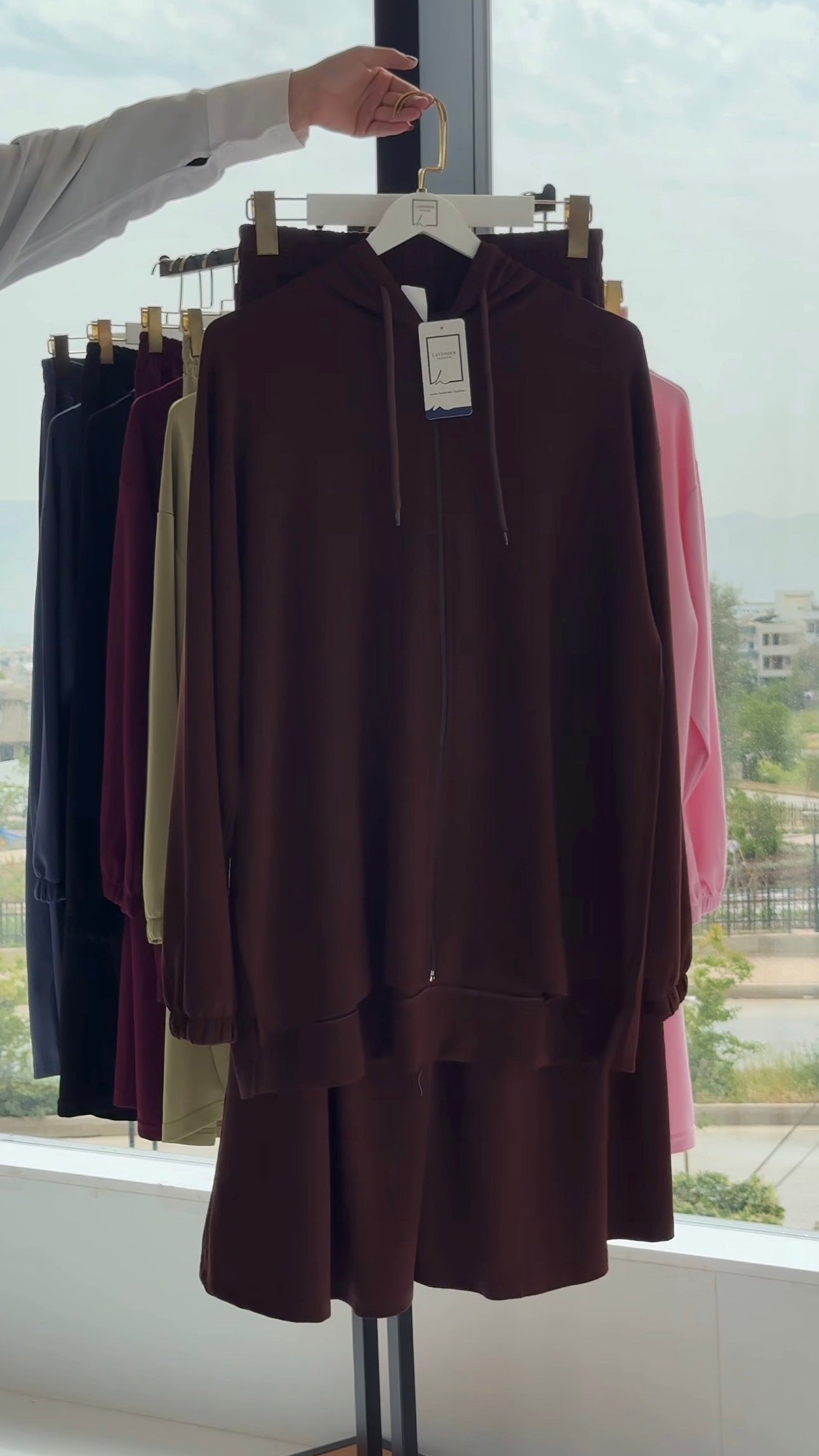 Bagi Style Oysho Zip-Up 2pc Set