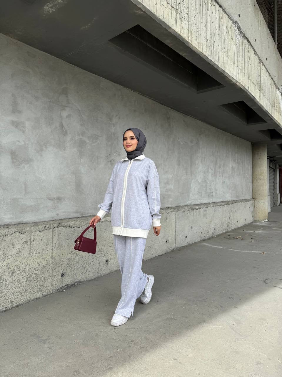 Classic Zip-Up Cotton Set