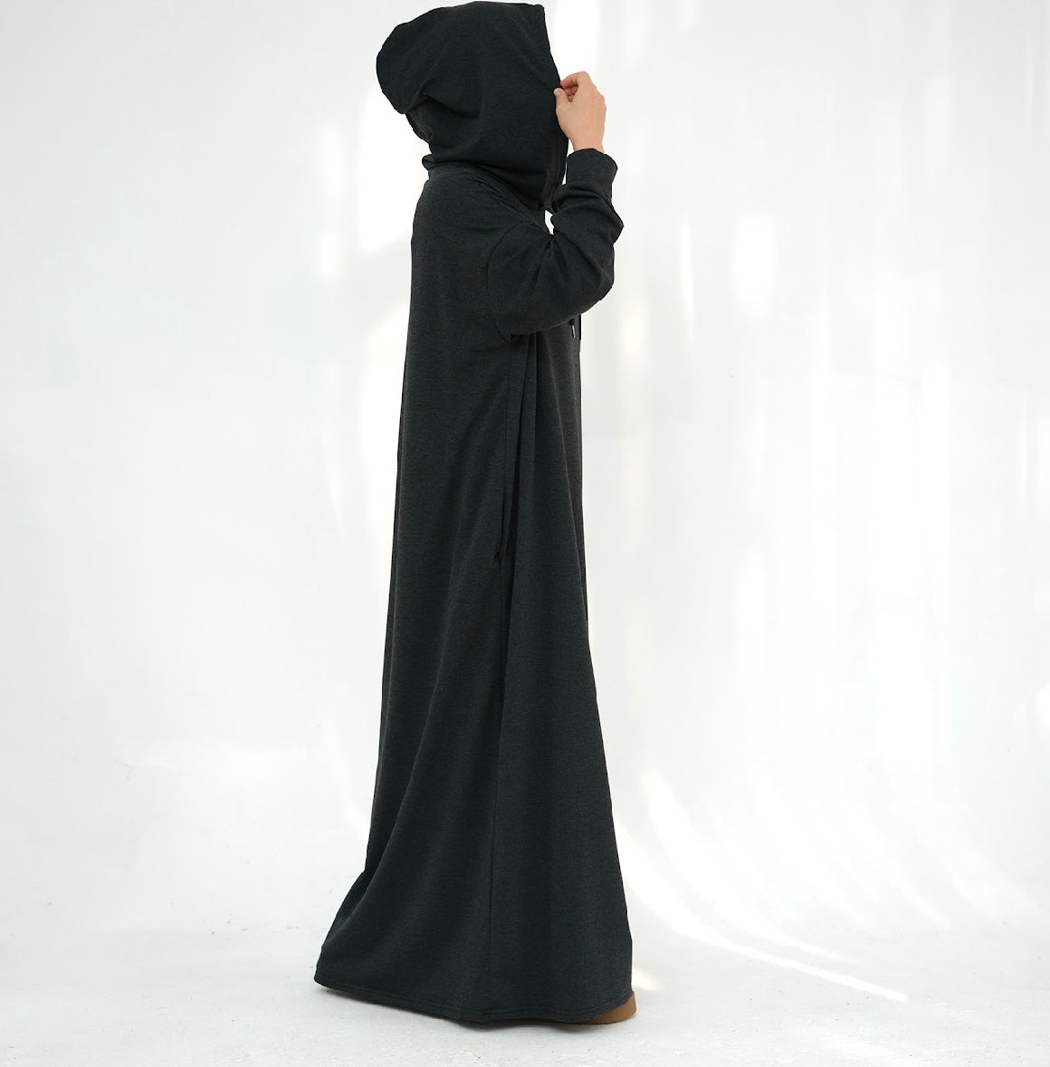 Heavy Cotton Hoodie Dress By Farah