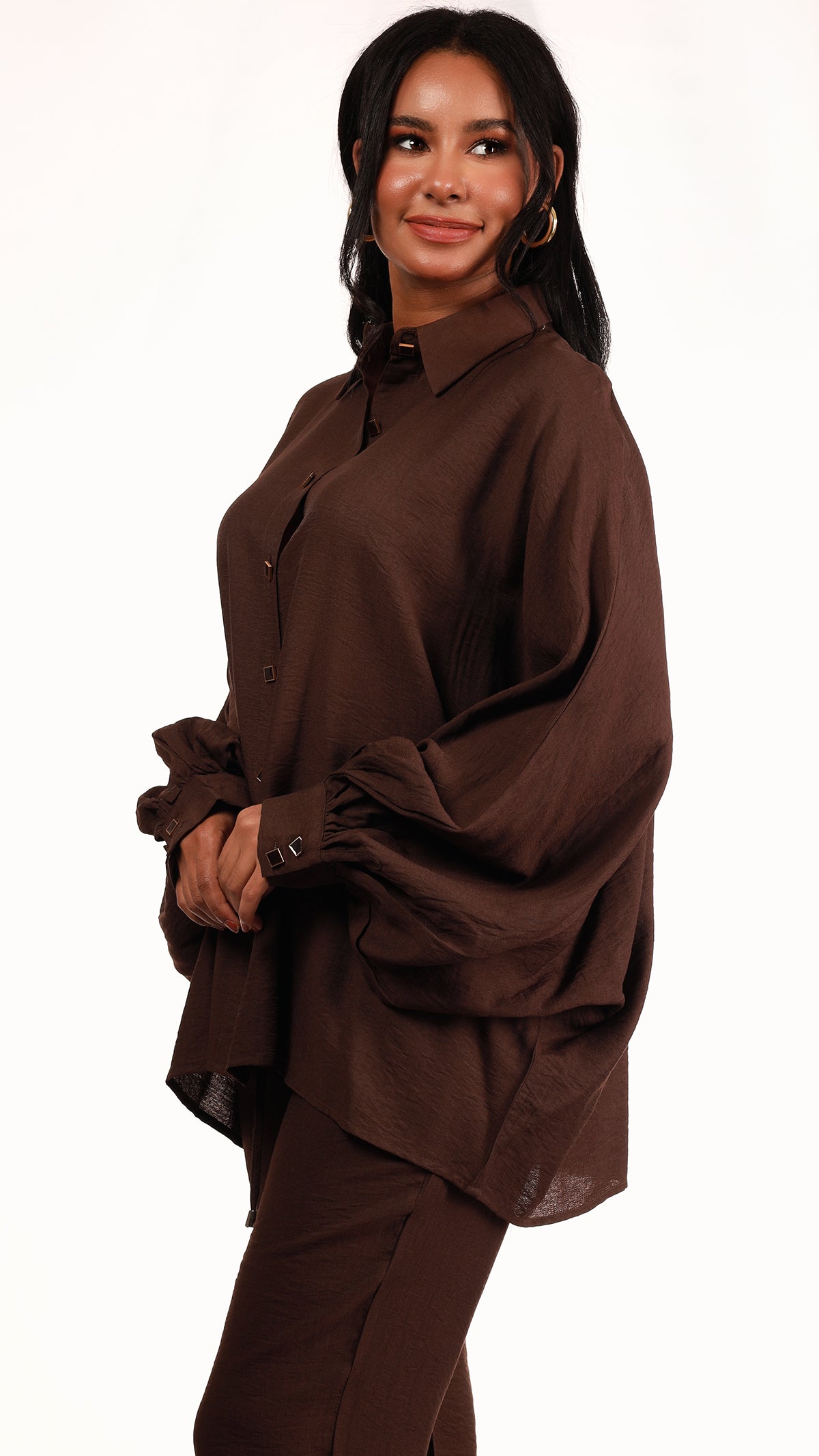 Chic Linen Statement Shirt (2 COLOURS)