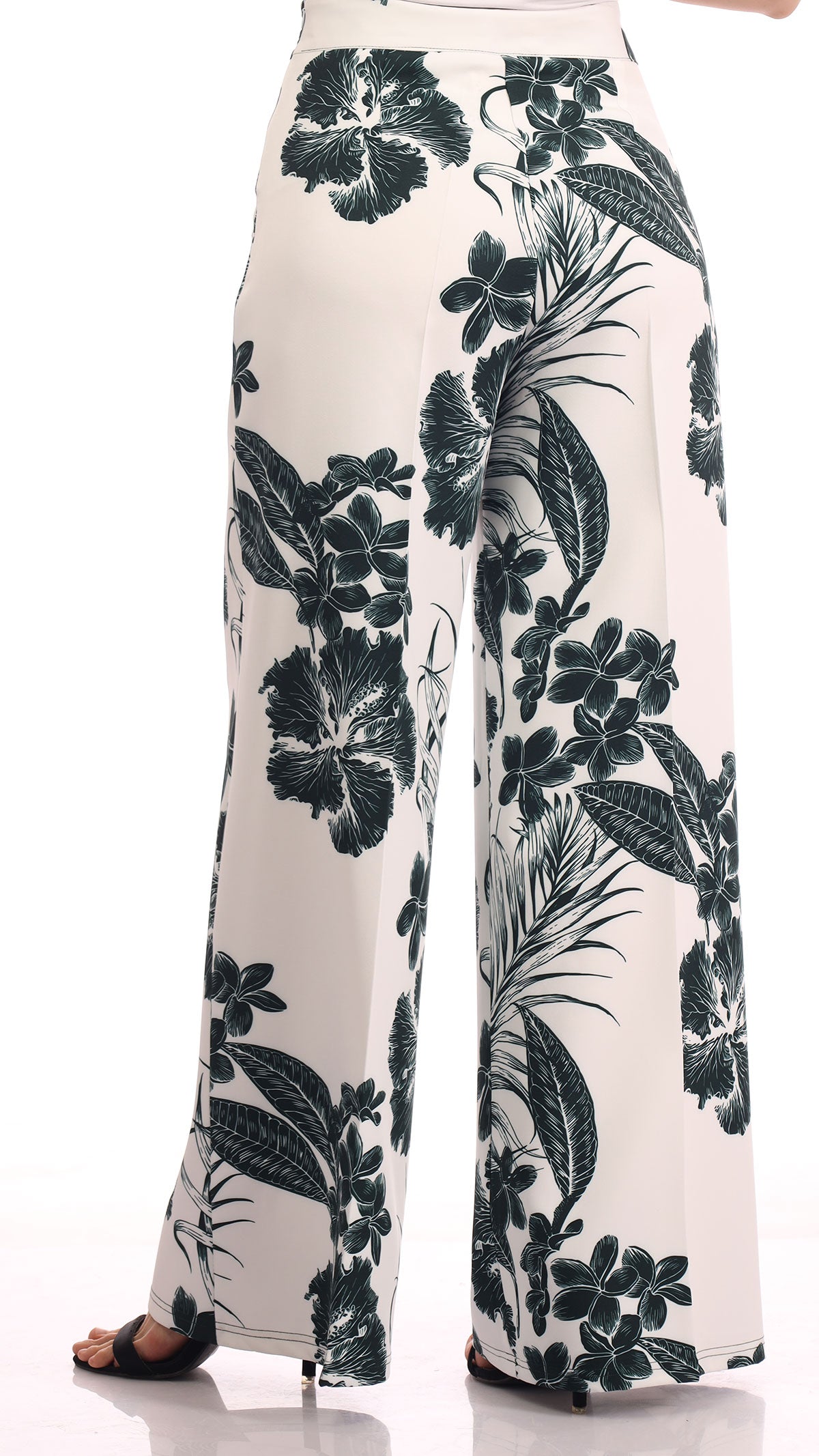 Floral Wide Leg Pants