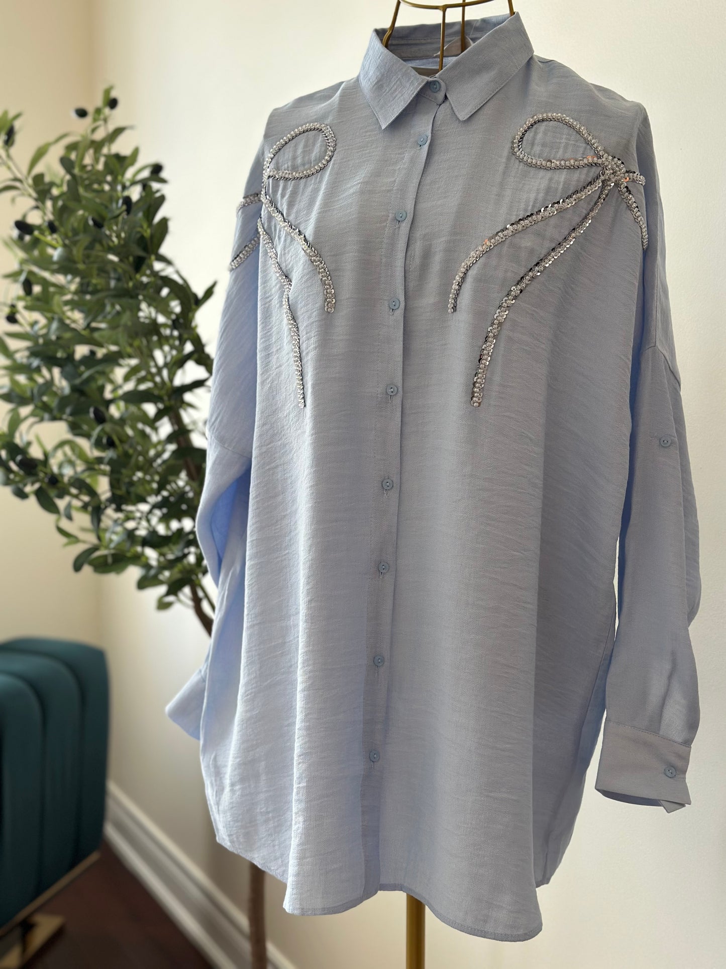 Luxe Bows Shirts | قميص أناقة الفيونكات