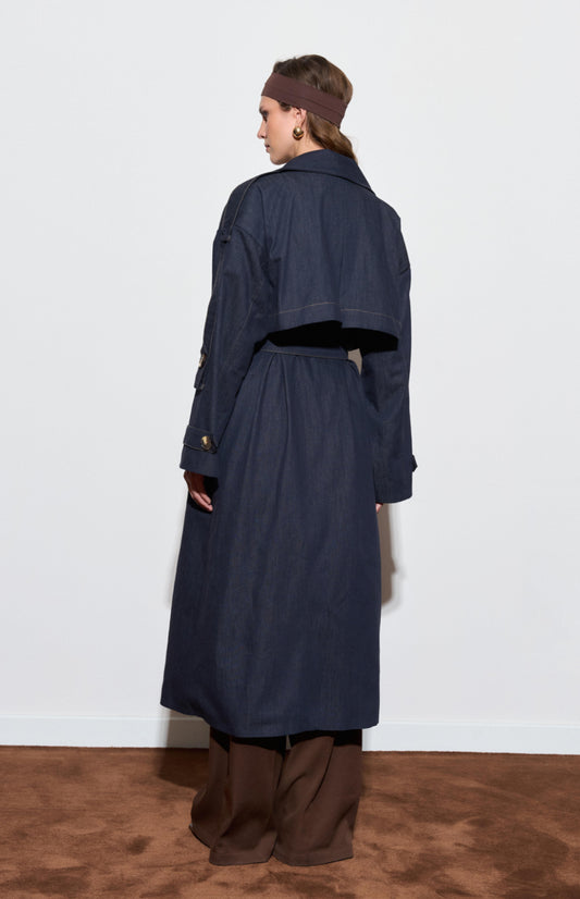 Denim Luxe Coat