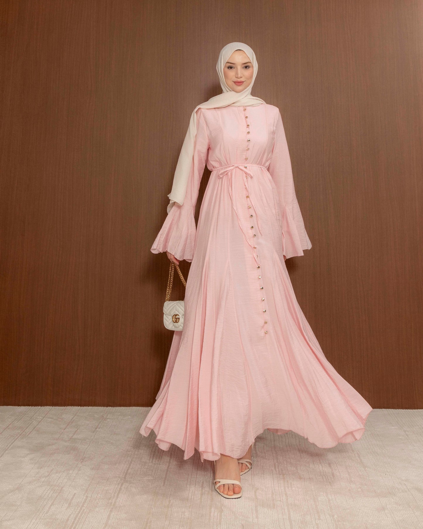Elegant dress with button details