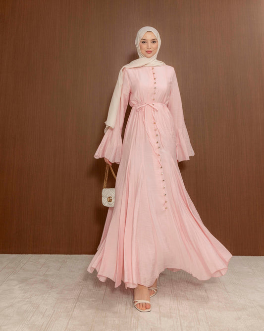Elegant dress with button details