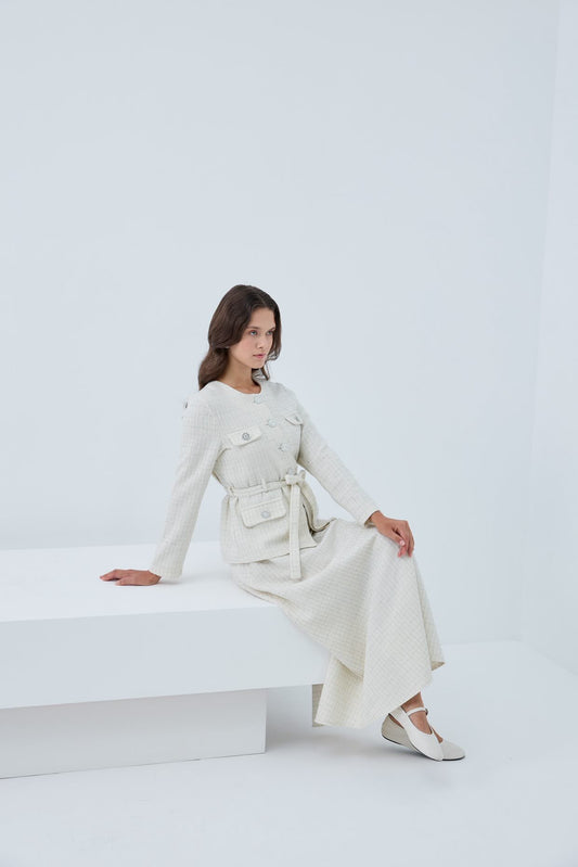 CHA-NEL LUXURY SKIRT SET (3 COLOURS)