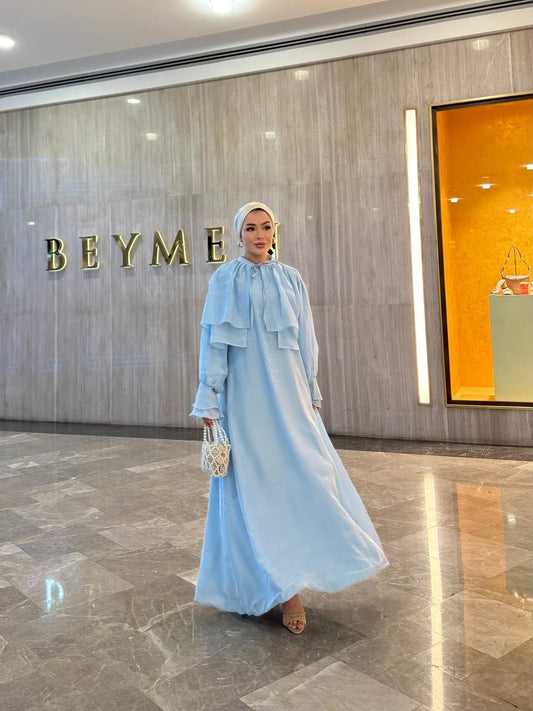 Breeze Dress - فستان النسيم (قطعتين فستان مبطن + جكيت مبطن) (٣الوان)